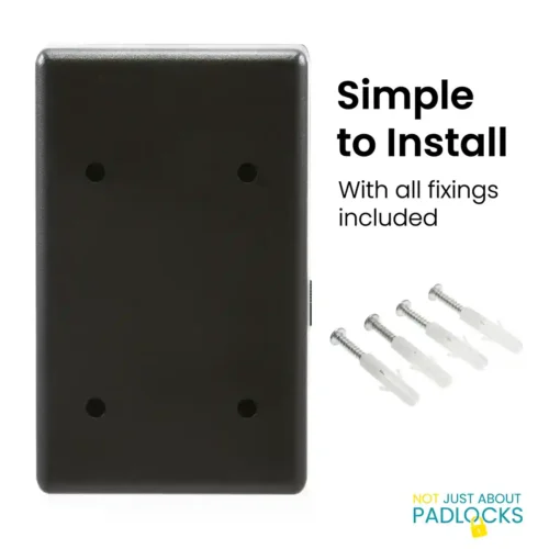 led combination key safe