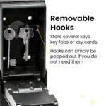 led combination key safe