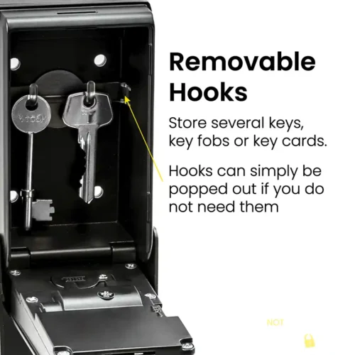 led combination key safe