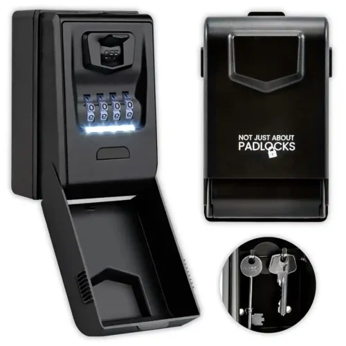 led combination key safe