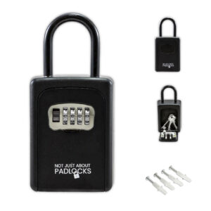 key safe with shackle portable outdoor 4 digit metal weather resistant